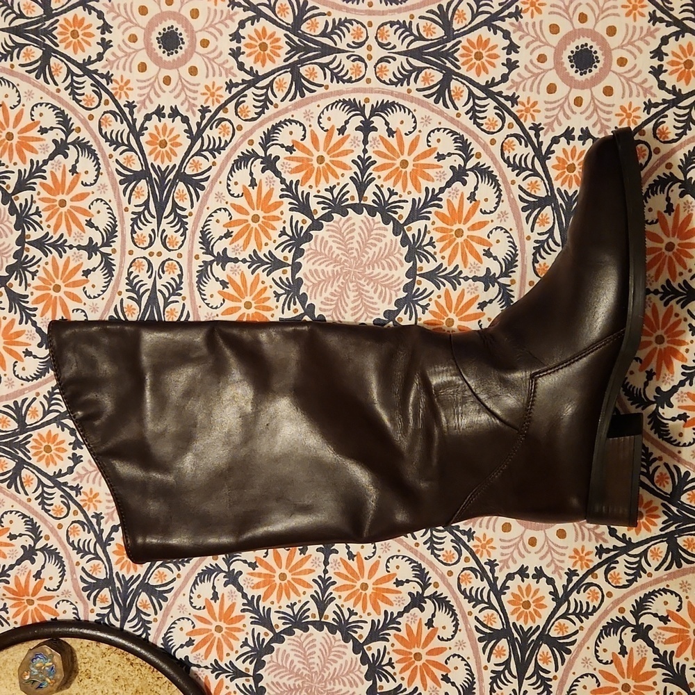 Vintage Santana Canada Leather Slouchy Riding Boot Size 8 - Picture 6 of 8